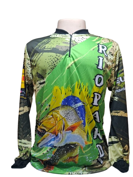 Camisetas Pesca Com Zíper!